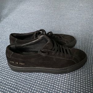 Common projects Achilles low black suede mens 8